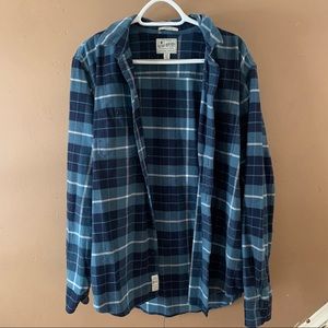 Men’s Large Blue Flannel